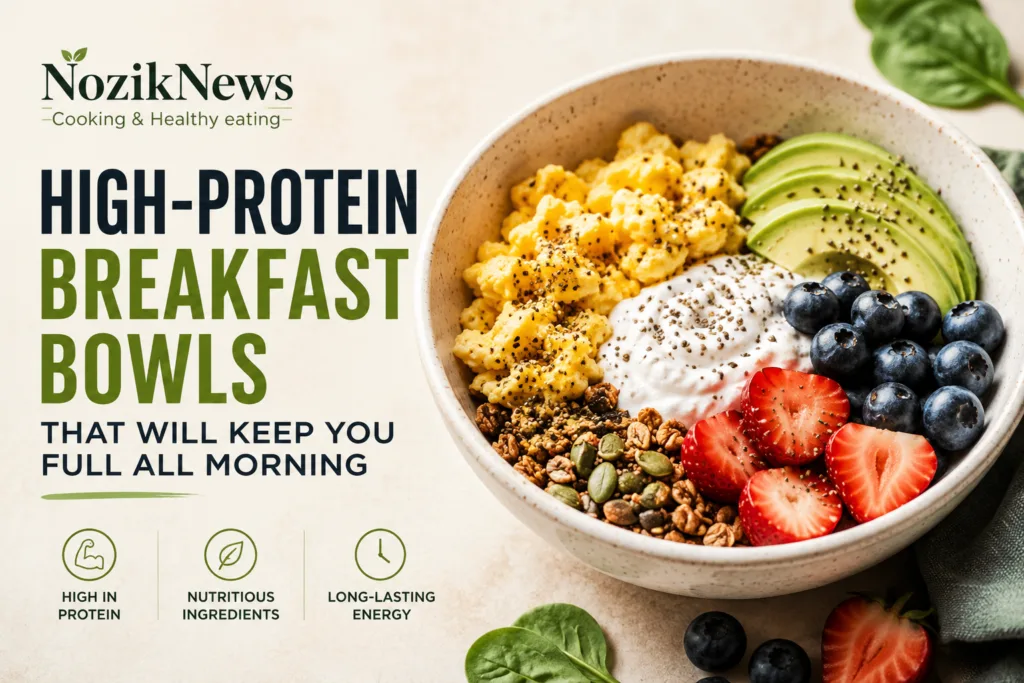 High-Protein Breakfast Bowls That Will Keep You Full All Morning