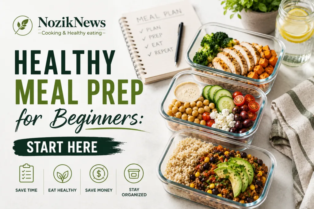 Healthy Meal Prep for Beginners: Start Here